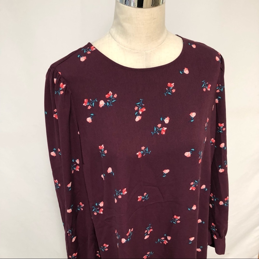 Old Navy Floral Print Dress Sz L - Picture 3 of 9